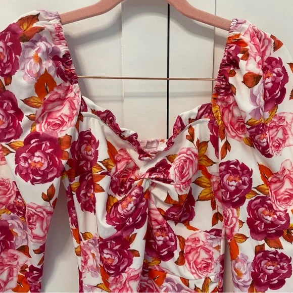 Brand NEW! Pink flower dress - Picture 2 of 10